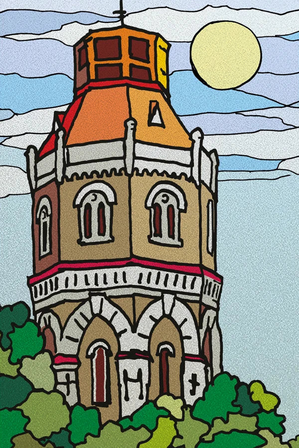 Custom size Stained Glass Films,Privacy Static Cling,Print Castle Lighthouse Sailboat Door Sticker,Office Home Decor