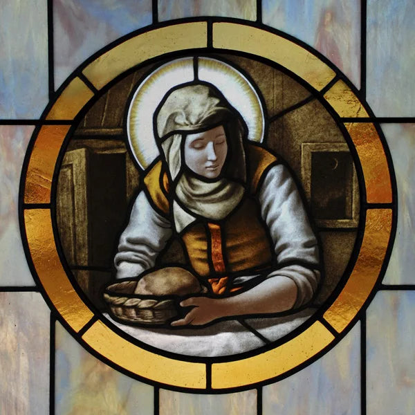 Custom Frosted Stained Glass Window Film,PVC Static Cling Films,Patron Saint of Catholic Church Decor, Foil Stickers