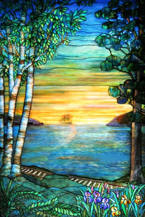 Custom Size Stained Glass Window Film Door Stickers Frosted Privacy Protection Reusable Removable Home-Decor Window Covering