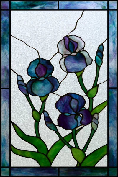 Customized Stained Glass Film Window Films Static Cling Frosted Sticker Church Peacock Birds Cat For Door Bathroom Home Decor