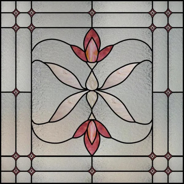 Custom size Window Film Stained Glass Films Square Window Sticker Retro Privacy Frosted Static Cling Home Decor  for Glass Door