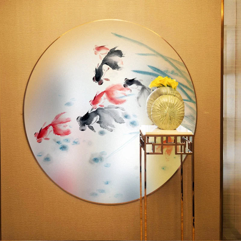 Custom size Window Film Frosted Glass Sticker Stained Static Cling Remove,Frosted Opaque Privacy for Office Home Decor Fish