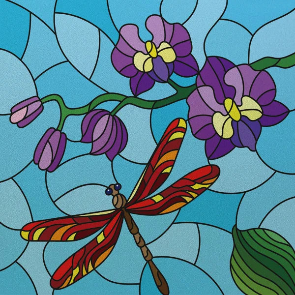 Window Film Frosted Stained Glass Films,Customized Rose Flower Ladybird Static Cling Sticker,Home Decor Foil Window Treatment