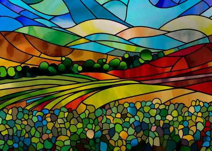 Glass Films Window Sticker Static Cling Frosted Home Decor Private Tint-Film For Door Window Cabinet Wardrobe Landscape Sea