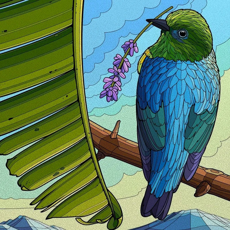 Window Film Frosted Stained Glass Films Static Cling Privacy Door Sticker Kitchen Office Home Decor Birds Peacock Customized