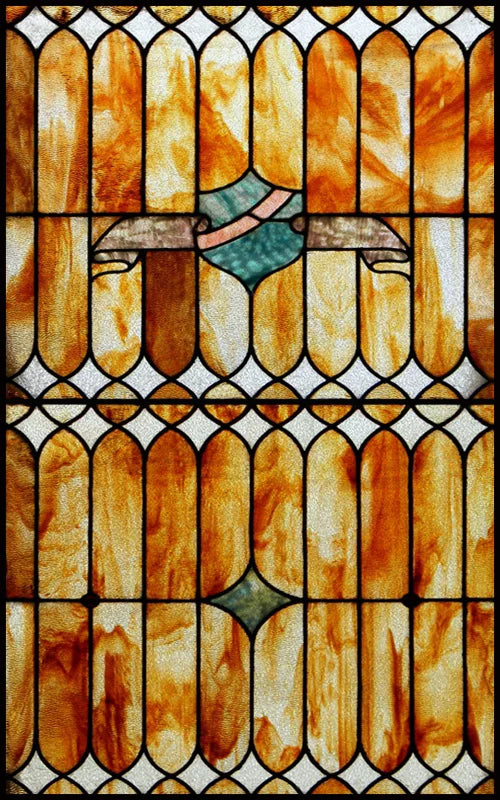 Custom Size Window Film Stained Glass Films Static Cling Frosted Retro Prairie Style Shower Kitchen Balcony Office Home Decor