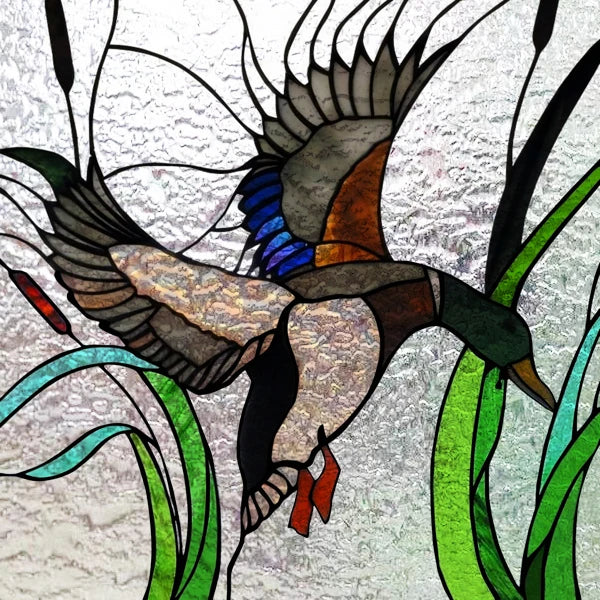 Custom size 3D Matte Window Film Stained Glass Decorative Uv Window Sticker Privacy Frosted Static Cling for Glass,Birds