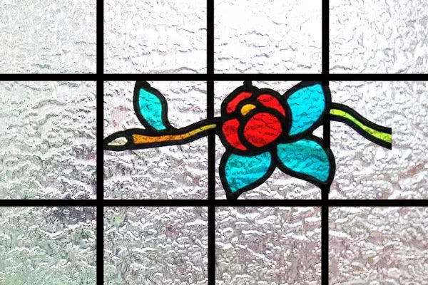 Custom Size 3D Matte Window Film, Stained Glass, Decorative UV Window Sticker, Privacy Frosted Static Cling, Home Decal