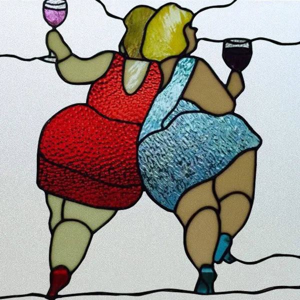 Frosted Stained Glass Window Film, Leaf Tree Static Cling Sticker,Home Decor Foil Treatment, Customized Art Design