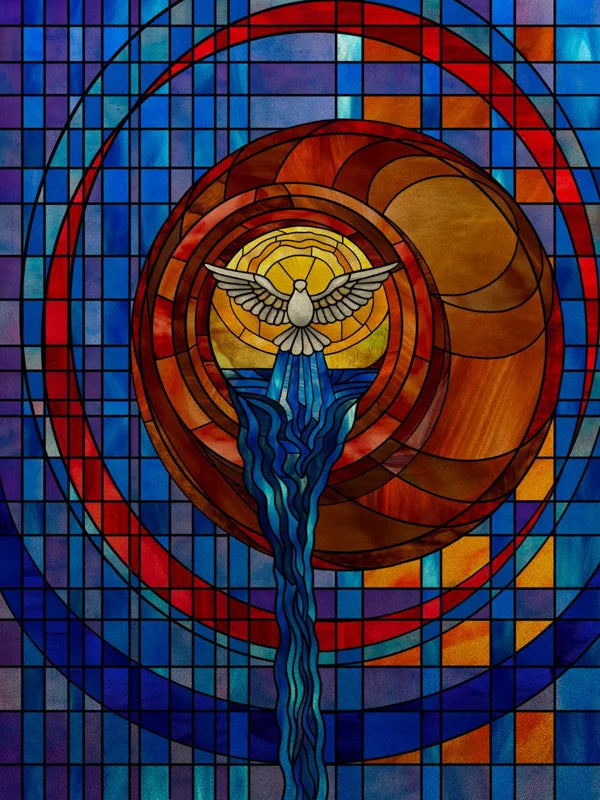 Custom Frosted Stained Glass Window Film,PVC Static Cling Films,Cross Church Decor Foil Stickers