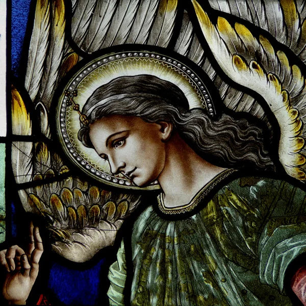 Custom Frosted Stained Glass Window Film,PVC Static Cling Films,Virgin Mary, Jesus Church Decor, Foil Stickers