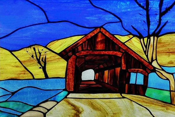 Window Film Stained Glass Stickers,Custom size Static Cling Frosted,Flower Bird Tree Print For Transom Window Glass Home Decor