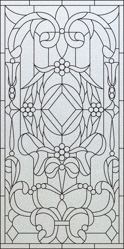 Window Film Frosted Stained Glass Films Church Static Cling Privacy Films Door Sticker Kitchen Office Home Decor Customized