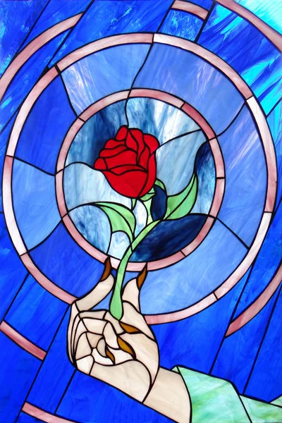 Custom size Glass Films,Stained Glass Stickers Static Cling,Frosted Privacy Print Flower,Tree,Rivers For Window Door Home Decor