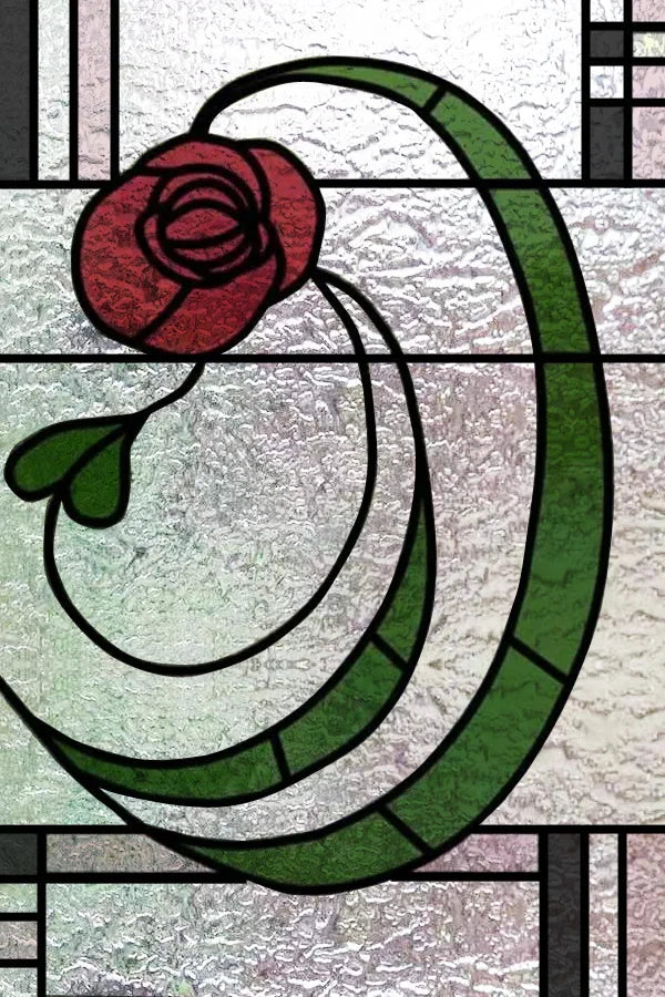 Custom Size 3D Matte Window Film, Stained Glass, Decorative UV Window Sticker, Privacy Frosted Static Cling, Decor for Glass