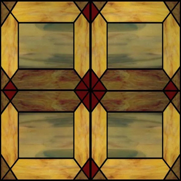 Custom size Window Film Stained Glass Films Square Window Sticker Retro Privacy Frosted Static Cling Home Decor  for Glass Door