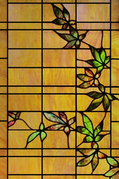 Stained Glass Window Films,Static Cling, Customized Retro Vintage Sticker,Frosted,Privacy, Easy to install