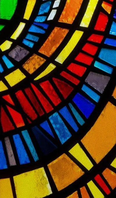 Window Film Frosted Stained Glass Films Customized, Frosted Stained Window Sticker Chuch Style Jesus/Christ Painting