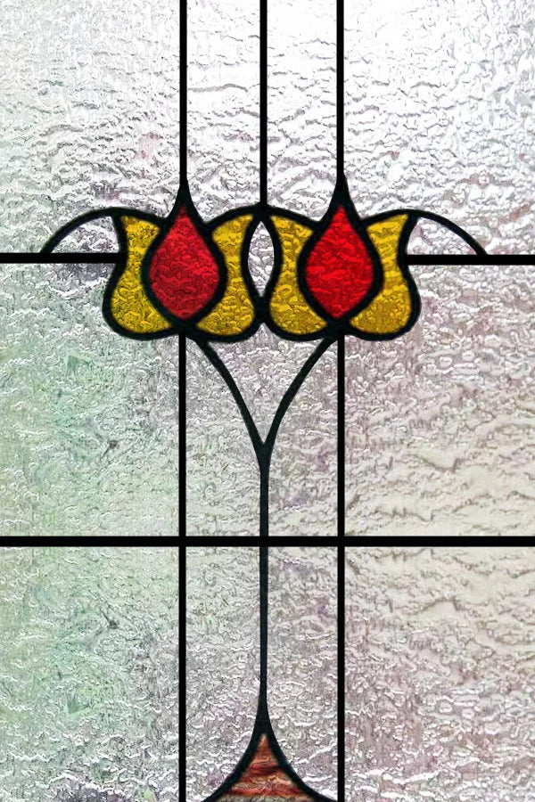 Custom Size 3D Matte Window Film, Stained Glass, Decorative UV Window Sticker, Privacy Frosted Static Cling, Decor for Glass