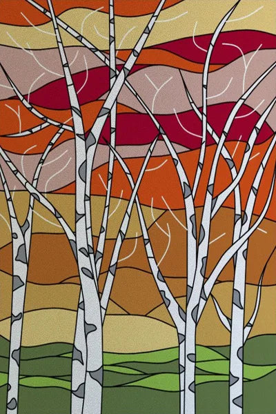 Custom size Glass Films,Stained Glass Stickers Static Cling,Frosted Privacy Print Flower,Tree,Rivers For Window Door Home Decor