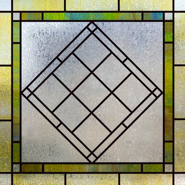 Window Film Frosted Stained Glass Films,Customized Art Design Prairie Static Cling Sticker,Home Decor Foil Window Treatment