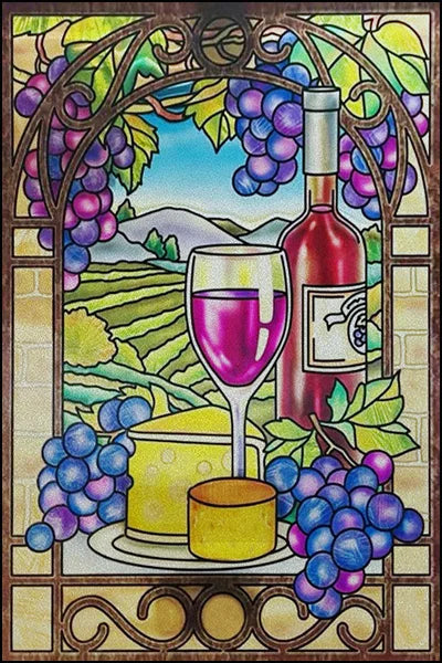 Customized Stained Glass Film Window Films Static Cling Frosted Sticker Church Peacock Birds Cat For Door Bathroom Home Decor