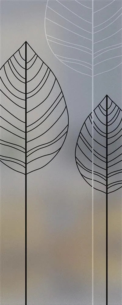 Custom Size Stained Glass Window Film,Frosted Privacy, Static Cling, Door Sticker,Kitchen and Bathroom, Tree Home Decor