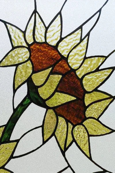 Window Film Frosted Stained Glass Films,European Static Cling Privacy Films,Door Sticker,Kitchen Office Home Decor Customized