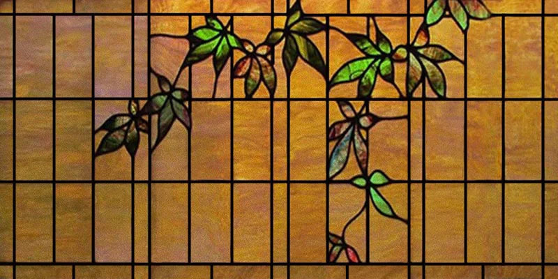 Custom Size Window Film, Stained Glass, Decorative Retro Window Sticker, Privacy Frosted Static Cling, Home Decal