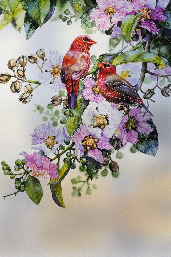 Frosted Stained Glass Window Film, Customized Decor Design, Flower Static Cling Sticker,Home Decor Foil, Treatment