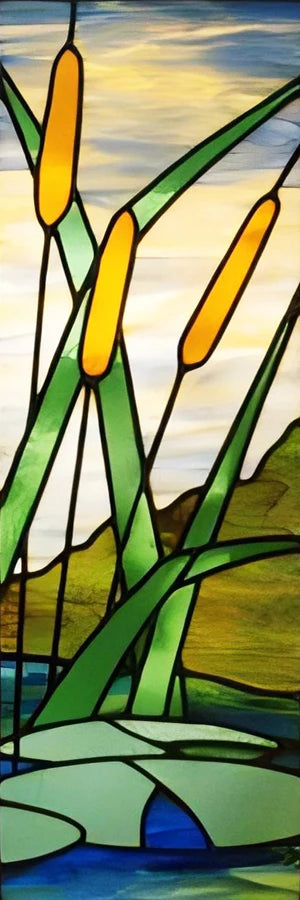 Custom Size Stained Glass Window Film,Frosted Privacy Static Cling,Retro Stickers,Kitchen Bathroom Door Home Decor