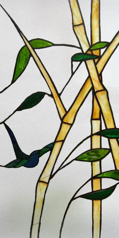 Custom size electrostatic frosted stained glass window film church home foil door stickers PVC waterproof window films