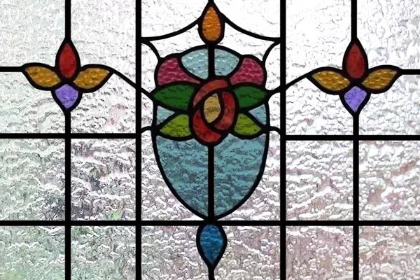 Custom Size 3D Matte Window Film, Stained Glass, Decorative UV Window Sticker, Privacy Frosted Static Cling, Home Decal