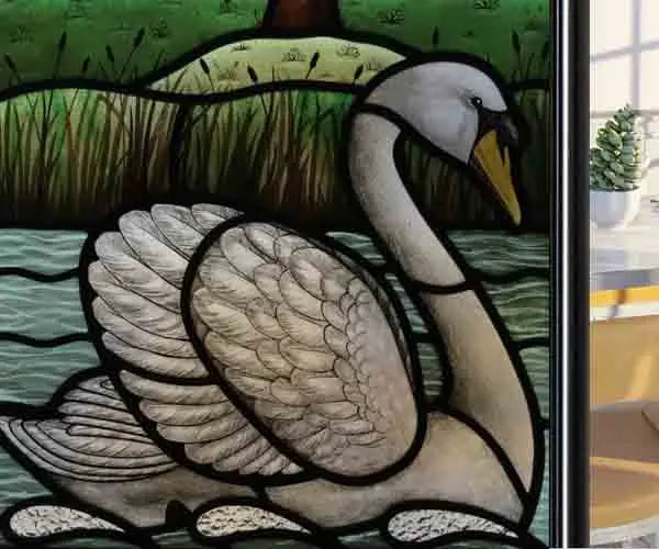 Window Film Frosted Stained Glass Films,Static Cling,Privacy Films,Bird Cock,Door Sticker Kitchen Bathroom Home Decor Customized