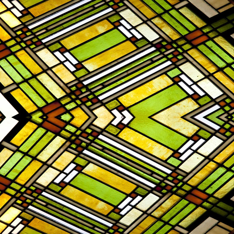 Custom Size Stained Glass Window Film Opaque Frosted Privacy Protection Removable Static Cling Home-Decor Mosaic Window Covering