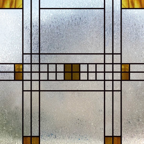 Window Film Frosted Stained Glass Films,Customized Art Design Prairie Static Cling Sticker,Home Decor Foil Window Treatment