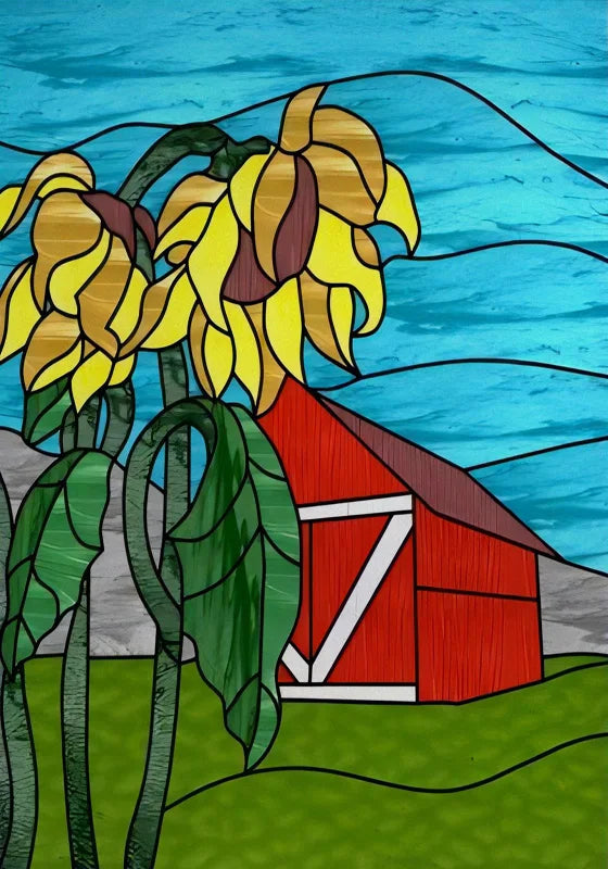 Stained Glass Wndow Film Frosted Glass Sticker Forest Custom Size Castle Cartoon For Kids Room Door Poster Home Decor