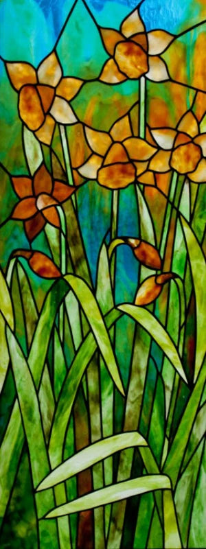 Custom size Stained Glass Films,Flower, Fruit,Tree,Leaf,Bird,Fish Painting Stickers For Bathroom Bedroom Door Office Home Decor