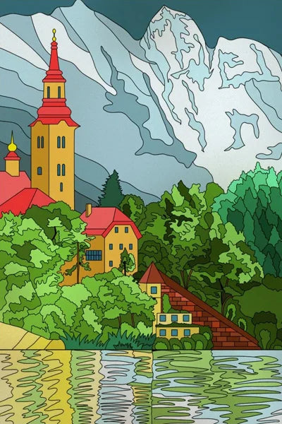 Custom Stained Glass Films Window Film Frosted Sticker Castle For Kitchen Bathroom Door Church Poster Home Decor