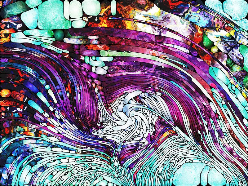 Stained Glass Window Film Frosted Glass Sticker Forest Customized Abstract design for Bathroom Kitchen Door Office Home Decor