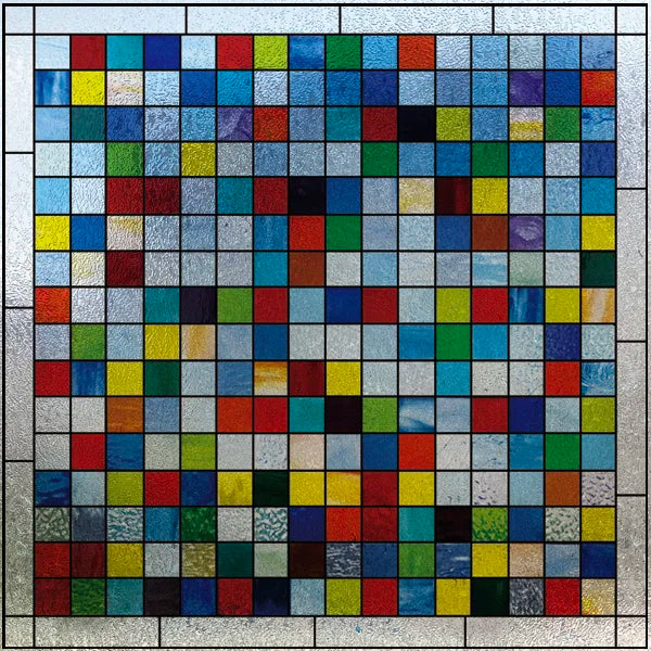 Window Film Frosted Stained Glass Films,Customized Art Design Mosaic Static Cling Sticker,Home Decor Foil Window Treatment