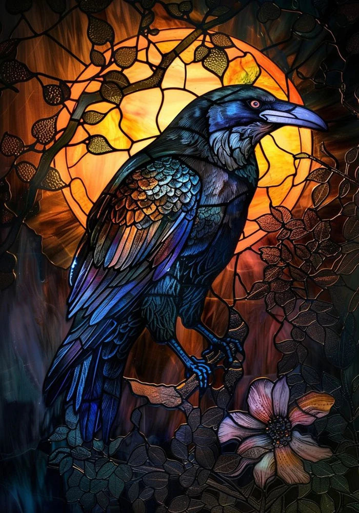 Customized Stained Glass Film Window Films,Static Cling Frosted Privacy Bird Eagle,Bathroom Kitchen Door Sticker