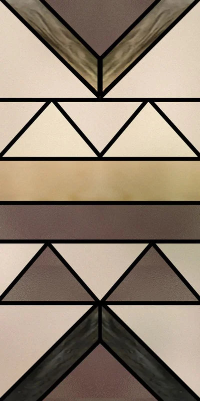 Custom Size Stained Glass Window Film,Frosted Privacy, Static Cling,Retro Prairie Style Stickers,Kitchen Bathroom Door, Home