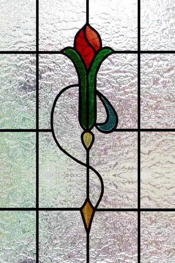 Custom Size 3D Matte Window Film, Stained Glass, Decorative UV Window Sticker, Privacy Frosted Static Cling, Decor for Glass