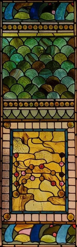 Custom Size Window Film, Stained Glass Films, Frosted Privacy, Retro Church Style, Colorful Door Sticker, Shower, Bathroom