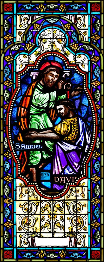 Religious Stained Glass Films,Frosted Window Sticker,Christ Gothic Styles Painting, Church Prayer Room, House of Worship Home