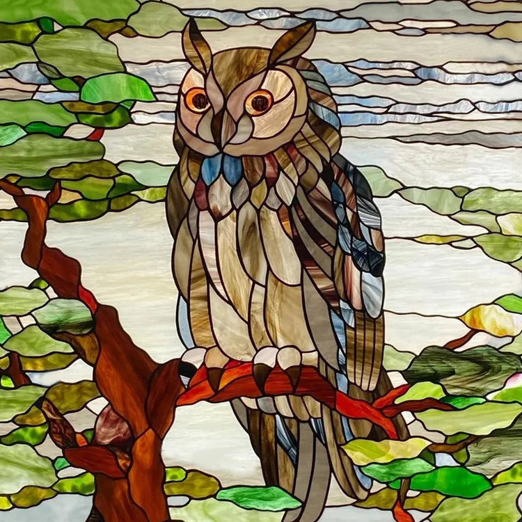 Custom size Glass Films,Window Film Frosted Sticker Fish Cat Birds Animals Print For Kids Room Door Light Box Poster Home Decor