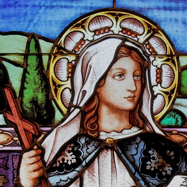 Stained Glass Window Film, Custom Size, Static Cling,Women Jesus Christ Angels Virgin Mary Picture ,Home Decor, Window Treatment