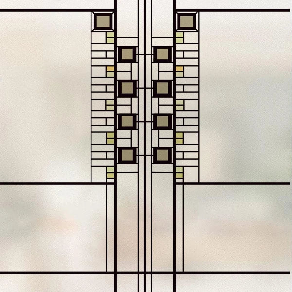 Window Film Frosted Stained Glass Films,Customized Art Design Prairie Static Cling Sticker,Home Decor Foil Window Treatment