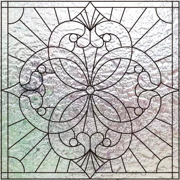 Window Film Frosted Stained Glass Films European Static Cling Privacy Films Door Sticker Kitchen Office Home Decor Customized